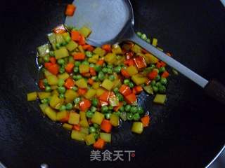 营养午餐---三丁盖饭的做法步骤：8