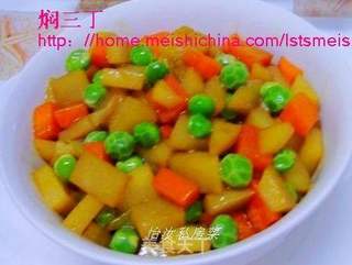 营养午餐---三丁盖饭的做法步骤：9