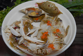 【川菜】青椒炒蟹的做法步骤：2