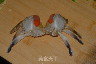 【川菜】青椒炒蟹的做法步骤：3