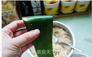 香菇猪肉粽的做法步骤:4