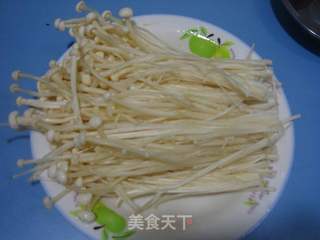 【川菜】 金针菇豆花肉末的做法步骤：2