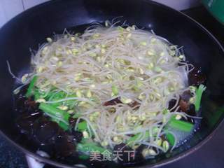 【川菜】黑木耳拌豆芽的做法步骤:6