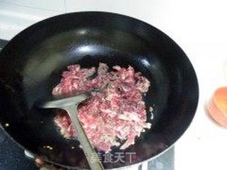 干煸牛肉丝的做法步骤:5