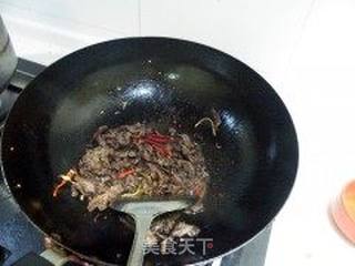 干煸牛肉丝的做法步骤:8