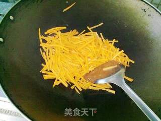 蒜蓉炒双丝的做法步骤:7