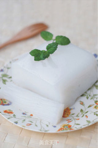 【川菜】蒜香豆豉凉粉——无添加剂的自制凉粉也可以很嫩滑爽口的做法步骤:8