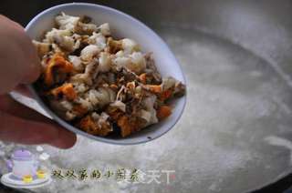 【鲁菜】——银丝海鲜羹的做法步骤:5