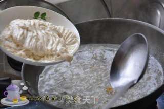 【鲁菜】——银丝海鲜羹的做法步骤:6