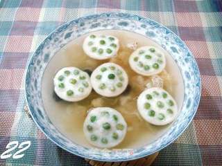 鲁菜靓汤一款“莲蓬三鲜汤”的做法步骤：22