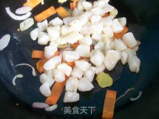 【鲁菜】清炒鲜贝的做法步骤:7