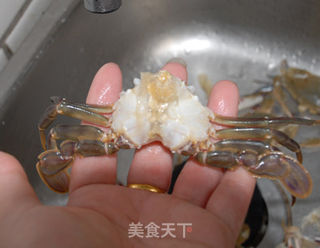 葱姜炒蟹的做法步骤:4