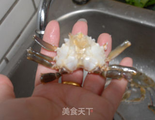 葱姜炒蟹的做法步骤:5