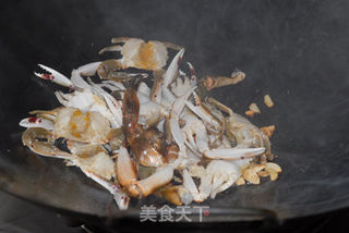 葱姜炒蟹的做法步骤:9