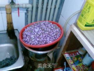 送上徐州特色家常饭--紫藤花蒸菜的做法步骤:2