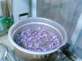 送上徐州特色家常饭--紫藤花蒸菜的做法步骤:3