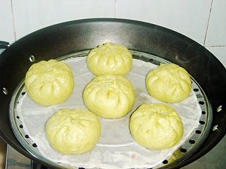 白萝卜素包子的做法步骤:8