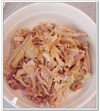 夏季开胃菜菜------麻辣钵钵鸡(还有馓子呢)的做法步骤:4