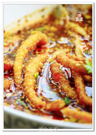夏季开胃菜菜------麻辣钵钵鸡(还有馓子呢)的做法步骤:10