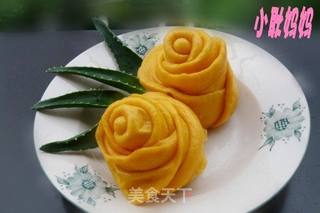 胡萝卜面食——玫瑰的做法步骤:11