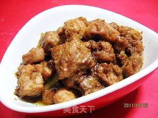 酱爆肉丁的做法步骤:9