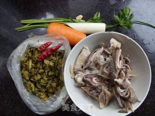 清爽肉菜--雪菜炒毛肚的做法步骤：6