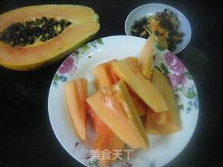木瓜炖仔鸡的做法步骤:6