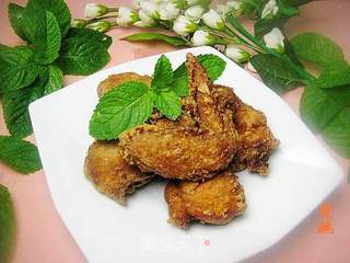 酥盐鸡块的做法步骤:7