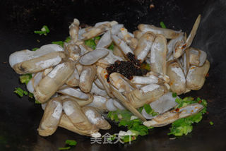 辣炒蛏子的做法步骤:6