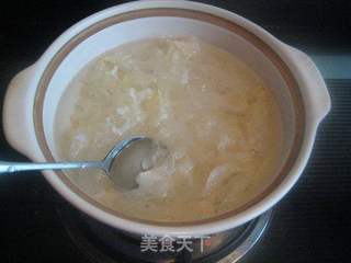 木瓜莲籽银耳汤的做法步骤:3