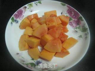 木瓜莲籽银耳汤的做法步骤:6