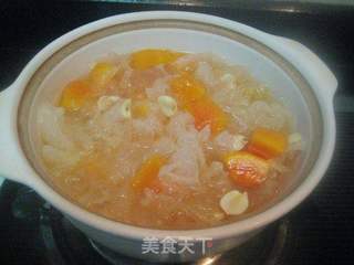 木瓜莲籽银耳汤的做法步骤:9