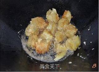 自制道明油炸店的奶香味脆皮香蕉的做法步骤:8