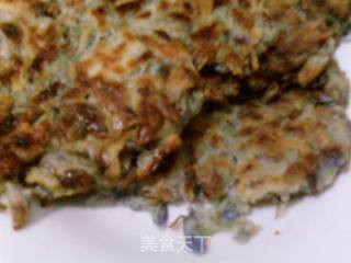 油煎紫藤花饼的做法步骤：10