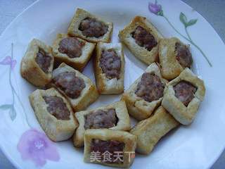 【粤菜】:东江酿豆腐的做法步骤:8