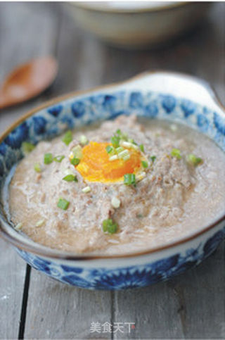 【粤菜】咸蛋黄蒸肉饼——咸鲜的快手菜的做法步骤:6