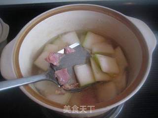 冬瓜海带咸肉汤的做法步骤:5