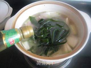 冬瓜海带咸肉汤的做法步骤:7