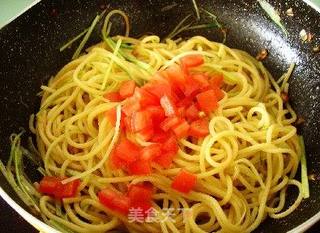 葱油香味意面的做法步骤:7
