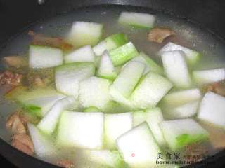 冬瓜薏米鸭肉汤的做法步骤:7