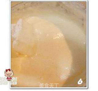 不用淡奶油的慕斯蛋糕--------黄桃酸奶蛋糕的做法步骤:6