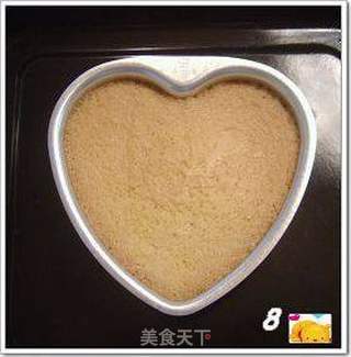 不用淡奶油的慕斯蛋糕--------黄桃酸奶蛋糕的做法步骤:8