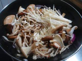 【粤菜】锅仔烧汁蘑菇的做法步骤:10