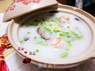 【粤菜】生滚海鲜粥的做法步骤：5