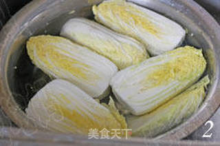接茬消耗端午皮蛋 皮蛋虾油娃娃菜的做法步骤:2