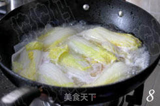 接茬消耗端午皮蛋 皮蛋虾油娃娃菜的做法步骤:8
