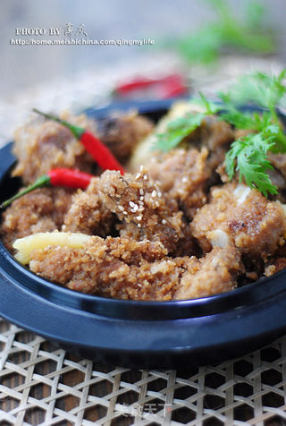 【粉蒸排骨】老少皆宜的健康吃肉法的做法步骤:9