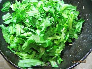 蚝油油麦菜的做法步骤:4