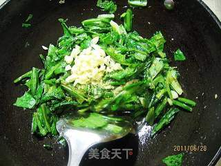 蚝油油麦菜的做法步骤:6