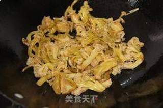 小炒腌花菜的做法步骤:3